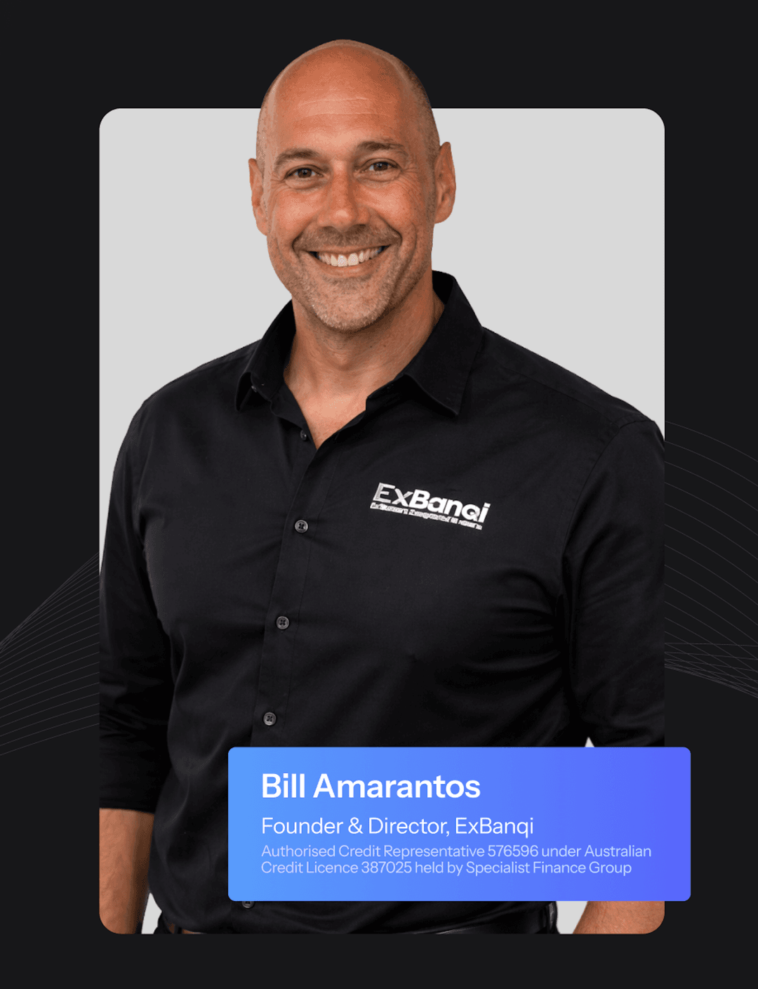 Bill Amarantos, Founder & Director of ExBanqi